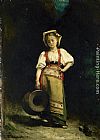 Italian Girl with a Jug by Leon Bonnat